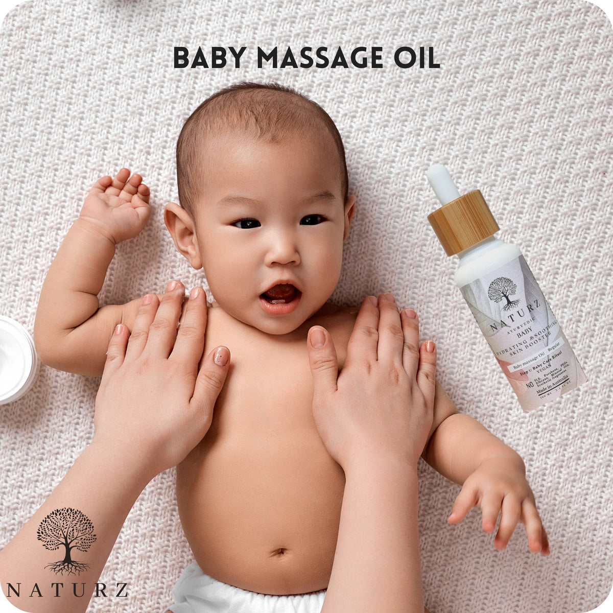 Baby Hydrating and Soothing Skin Booster (Regular) - Massage oil for all Skin Types
