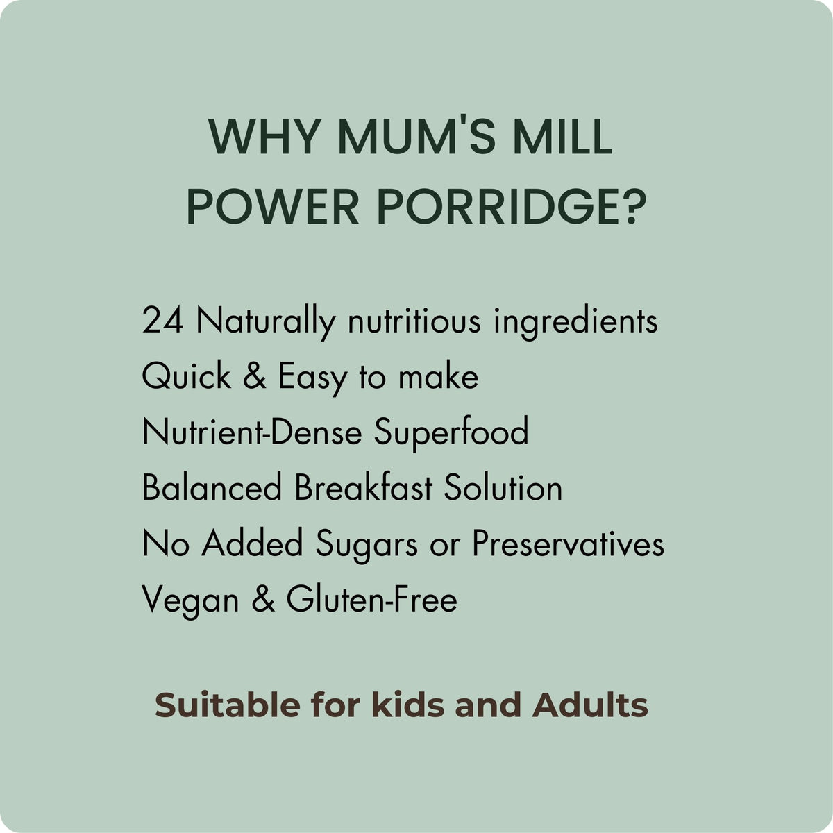 Ayurvedic Power Porridge Mix