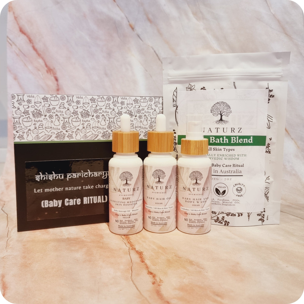 Sishu Paricharya - Naturz Ayurvedic Baby Care Ritual Kit