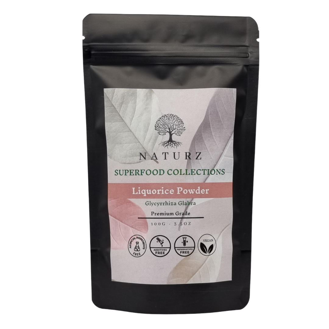 Naturz Liquorice (Glycyrrhiza Glabra) Powder - Premium Grade