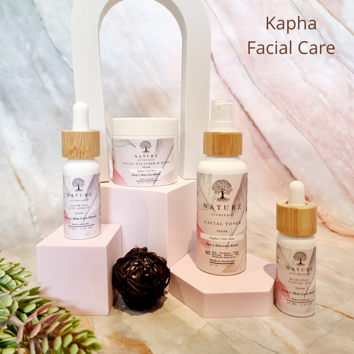 Tvak Paricharya - Ayurvedic Skin Care Ritual Kit - Kapha - Oily Skin