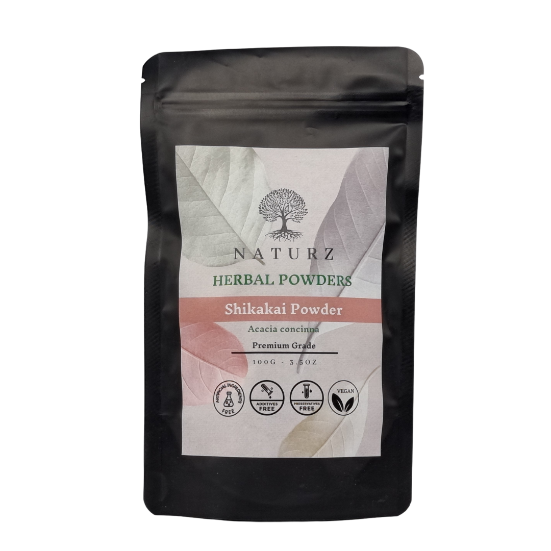 Naturz Shikakai (Acacia Concinna) Powder - Premium Grade