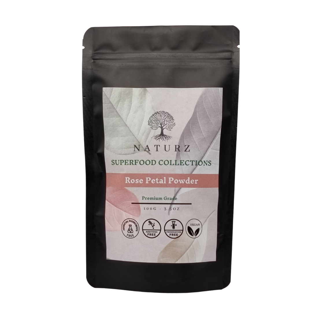 Naturz Rose Petal Powder - Premium Edible Grade