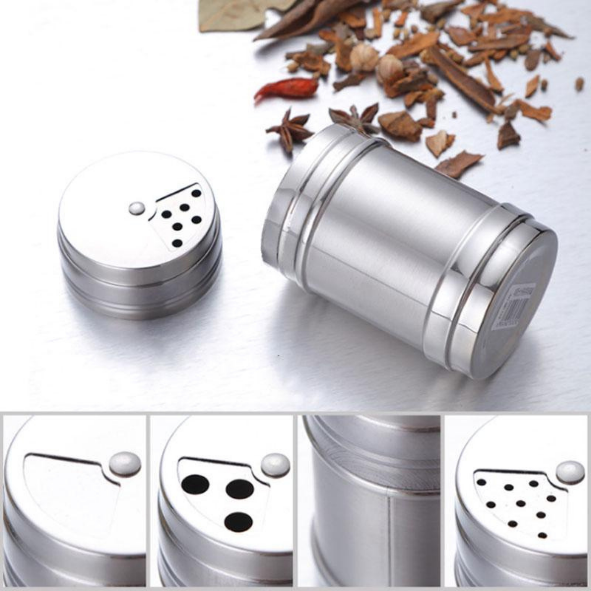 Stainless Steel Spcie Jar